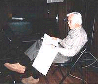 Bruce Bellingham in the recording studio