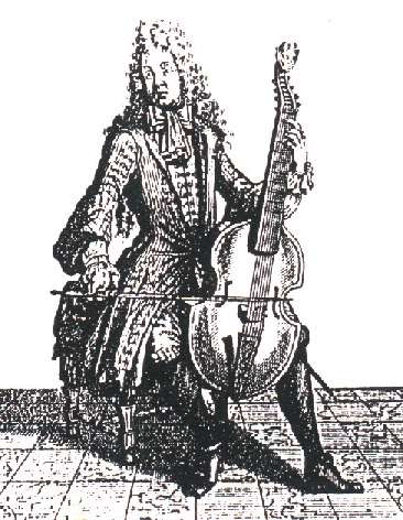 Illustration from Nicolas Bonnard Gentil-homme jouant de la viole 1688